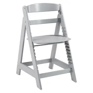 Sit Up High Chair Grey/Brown/Blue