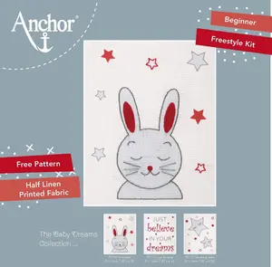 BUNNY - Embroidery Kit: Baby Sets: Bunny - Anchor