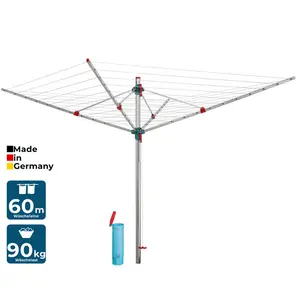 Plastic Rotary Clothes Dryer Blue/Red