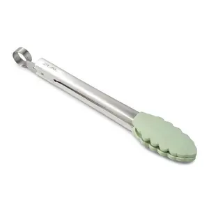 Zeal Silicone Kitchen Tong Sage Green / 28.5cm L x 5.5cm W x 3cm D