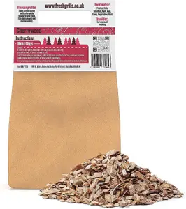 Fresh Grills Smokehouse Essentials Wood Chips 0.7kg -Cherrywood