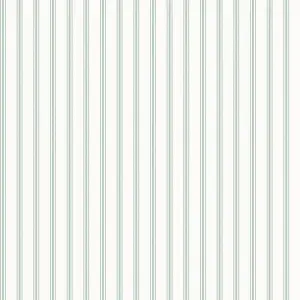 Laura Ashley Farnworth Green Stripe Smooth Wallpaper