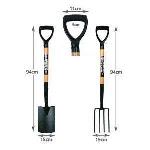 Spear & Jackson County Carbon Steel Border Fork & Spade Set