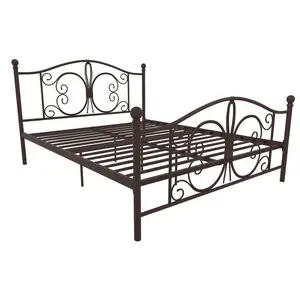 Kourtney Platform Bed Bronze / Kingsize (5')