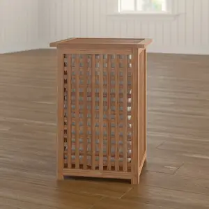 Wood Cabinet Laundry Hamper