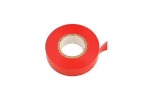 Red PVC Insulation Tape 19mm x 20m Pk 10 Connect 30380