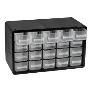 Performance Power Black Drawer Organiser with 20 compartments