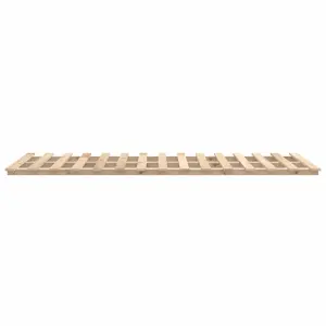 Berkfield Bed Frame 140x190 cm Solid Wood Pine