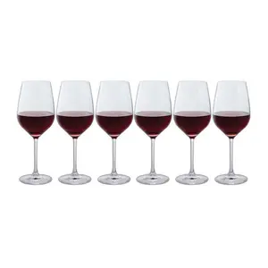 Dartington Crystal Bar Six Red Wine Glasses (Set of 6)