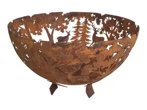 Fire Bowl - Woodland Scene - (FF262)