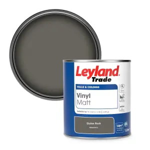 Leyland Trade Vinyl Matt Walls & Ceilings Emulsion Paint Stolen Rock (PPG0999-6) 1L