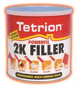 Tetrion Powerfil 2K Filler 2kg x6 Fast Drying Perfect Finish Excellent Coverage