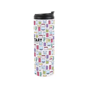 Secretary Travel Mug - Novelty Trades Gift Stainless Steel Vacuum-Sealed Double-Walled Hot/Cold Drinks Travel Flask