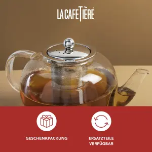 La Cafetière Le Teapot Glass Loose Leaf Teapot with Infuser