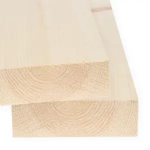 6x2 Inch Planed Timber  (L)1200mm (W)144 (H)44mm Pack of 2