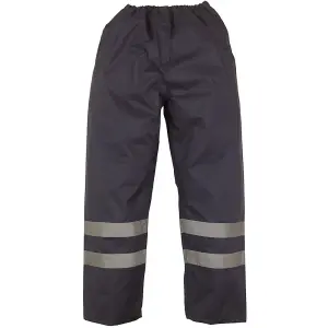 Yoko Mens Hi-Vis Waterproof Contractor Over Trousers