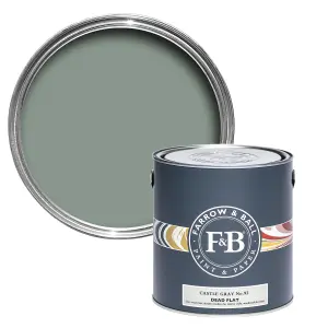 Farrow & Ball Dead Flat Mixed Colour 92 Castle Gray 750ml