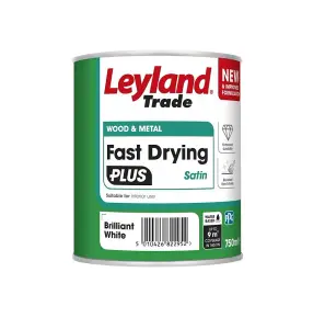 Leyland Trade Fast Drying Plus Satin Brilliant White 750ml