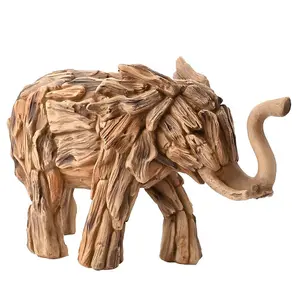 Naturecraft Resin Driftwood Collection Elephant Figurine