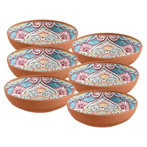 Purely Home Rio Corte Melamine Low Bowls - Set of 6