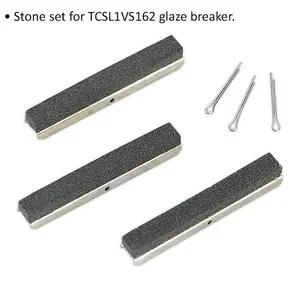 3 Pack of 75mm Coarse Grade Cutting Stones for ys10783 Cylinder Hone