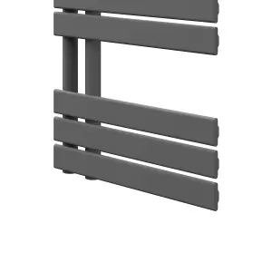 VURTU3 Designer Vertical Single Panel Radiator, 1200(H) x 500(W), Anthracite, 613643