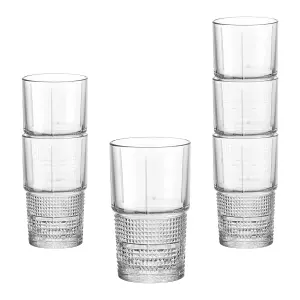 Bormioli Rocco - Bartender Novecento Highball Glasses - 405ml - Pack of 6