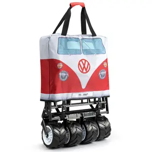 Volkswagen Red Foldable Trolley, 60kg capacity