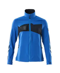 Mascot Accelerate Ladies Ultimate Stretch Light Work Jacket (Azure Blue/Dark Navy)  (Small)