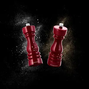 Cole & Mason London Red Gloss Salt & Pepper Mill Set 180mm