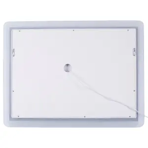 LED Bathroom Mirror CORROY Silver