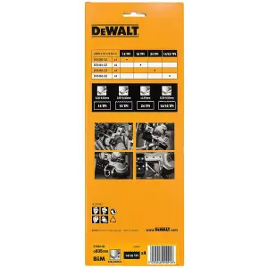 Dewalt DT8463 Bandsaw Blades 4 Pack - 835mm x 12mm x 14 18TPI Suit DCS371