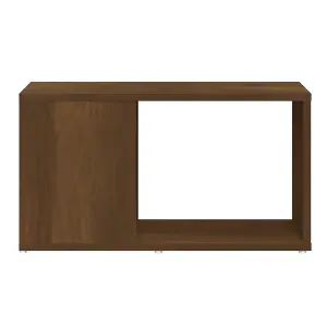 Berkfield TV Cabinet Brown Oak 60x24x32cm Engineered Wood