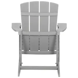 Garden Chair ADIRONDACK Light Grey