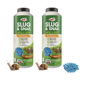 2x Doff Slug Snail Killer Pellets Ferric Phosphate Organic Slug Snail Control 920g