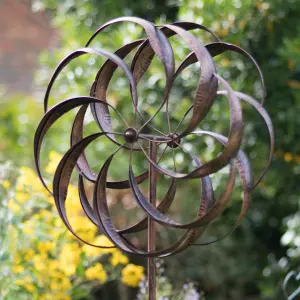 Pemberley Garden Wind Sculpture - Brushed Copper