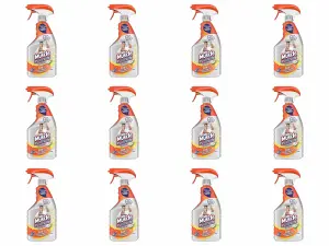 Mr Muscle Kitchen Cleaner Citrus Platinum Antibacterial Kitchen Spray, 750ml (Pack of 12)