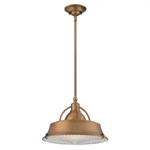 Elstead Cody 2 Light Dome Ceiling Pendant Copper, E27