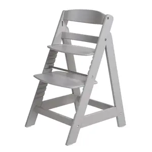 Sit Up High Chair Light grey