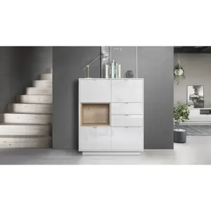 Highboard Mcclung Nordic oak colours / Yes