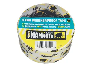 Everbuild 2CLEAR10 Weatherproof Tape 50mm x 10m Clear EVB2CLEAR10