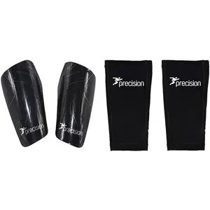 L - Shinguard Sleeves & Shin Pad Insert Set - BLACK - Washable Leg Protection