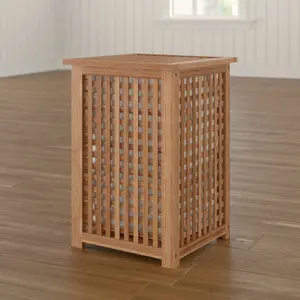 Wood Cabinet Laundry Hamper