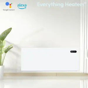 2000W Smart Electric Panel Heater for Home of Office - Wall Mounted with Touchscreen - WiFi App Control, Alexa and Google Home