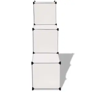 Berkfield Storage Cube Organiser with 6 Compartments White