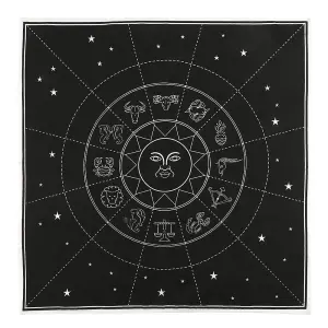 Something Different Zodiac Altar Cloth Black/White (One Size)