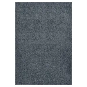 Rug Short Pile 160x230 cm Anthracite