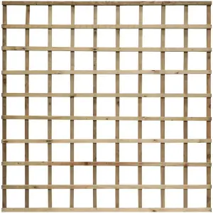 PACK OF 3: 6 x 6 Heavy Duty Trellis Panel Pressure Treated