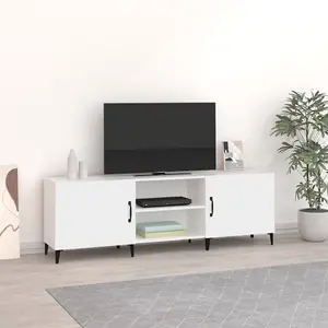 vidaXL TV Cabinet White 150x30x50 cm Engineered Wood