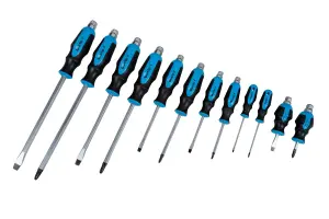 Blue Spot Tools - 12PCE Hex Bolster Screwdriver Set